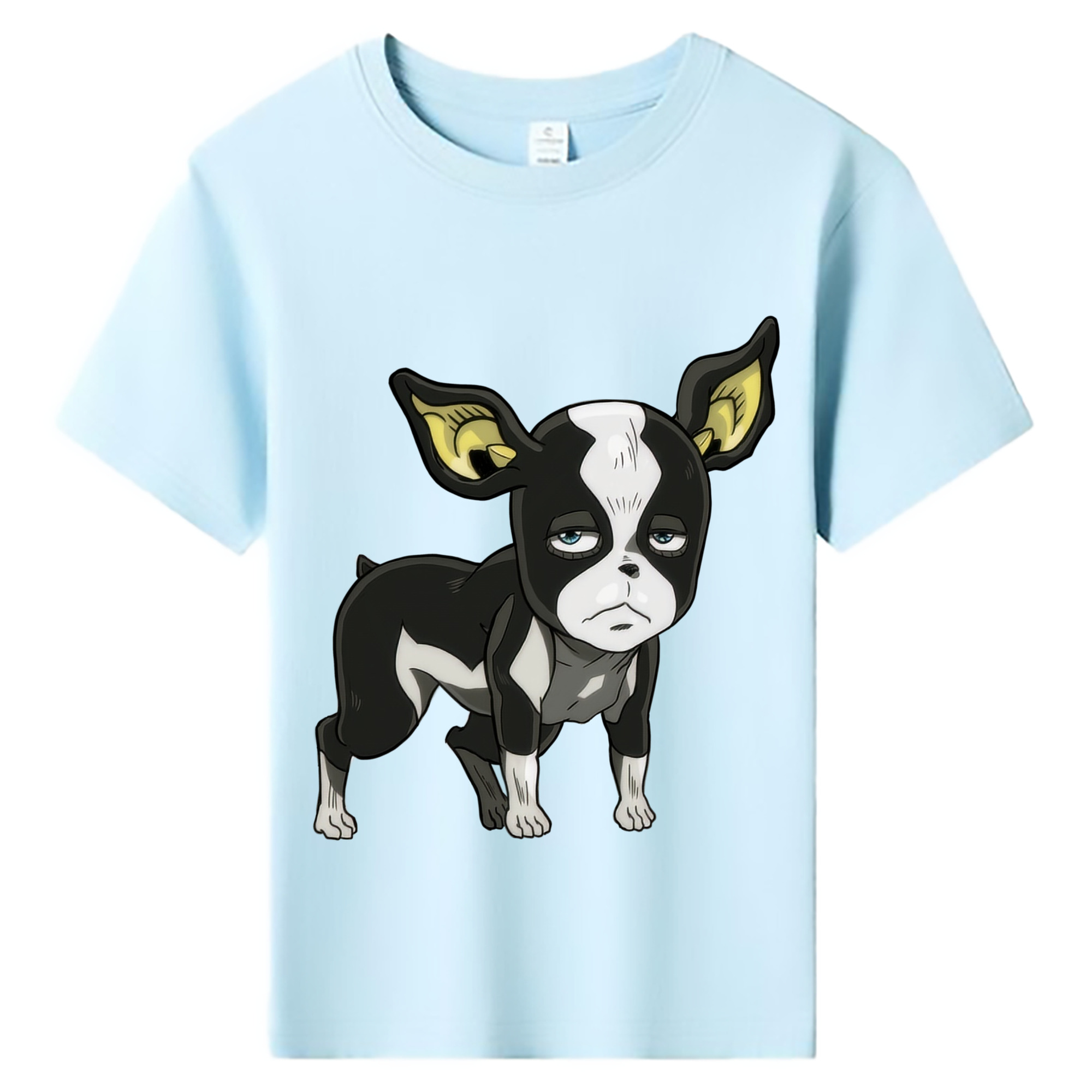 （画像用） ジョジョの奇妙な冒険 イギー JoJo's Bizarre Adventure Iggy 綿100％キッズTシャツ（フロントプリント）